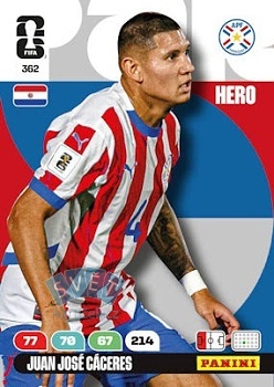 Juan Jose Caceres Paraguay Panini FIFA World Cup 2026 Adrenalyn XL #362